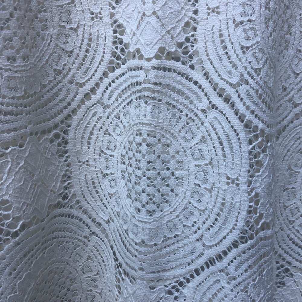 LOFT Ivory Lace Top - Picture 8 of 11